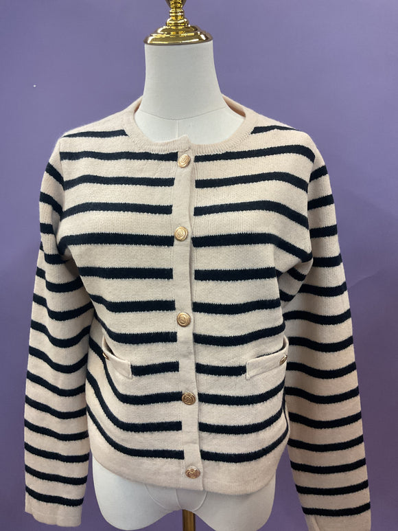 Gold stud cardigan