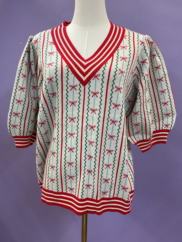 Faith In A Bow Sweater