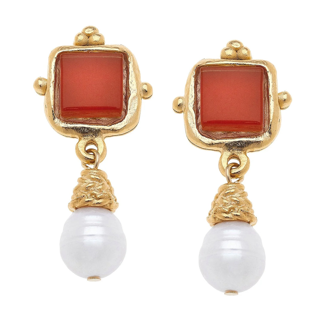 Susan Shaw Colored Gemstone Earrings