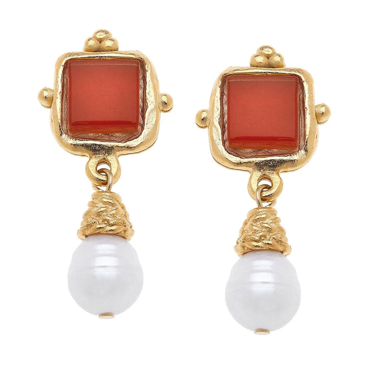 Susan Shaw Colored Gemstone Earrings