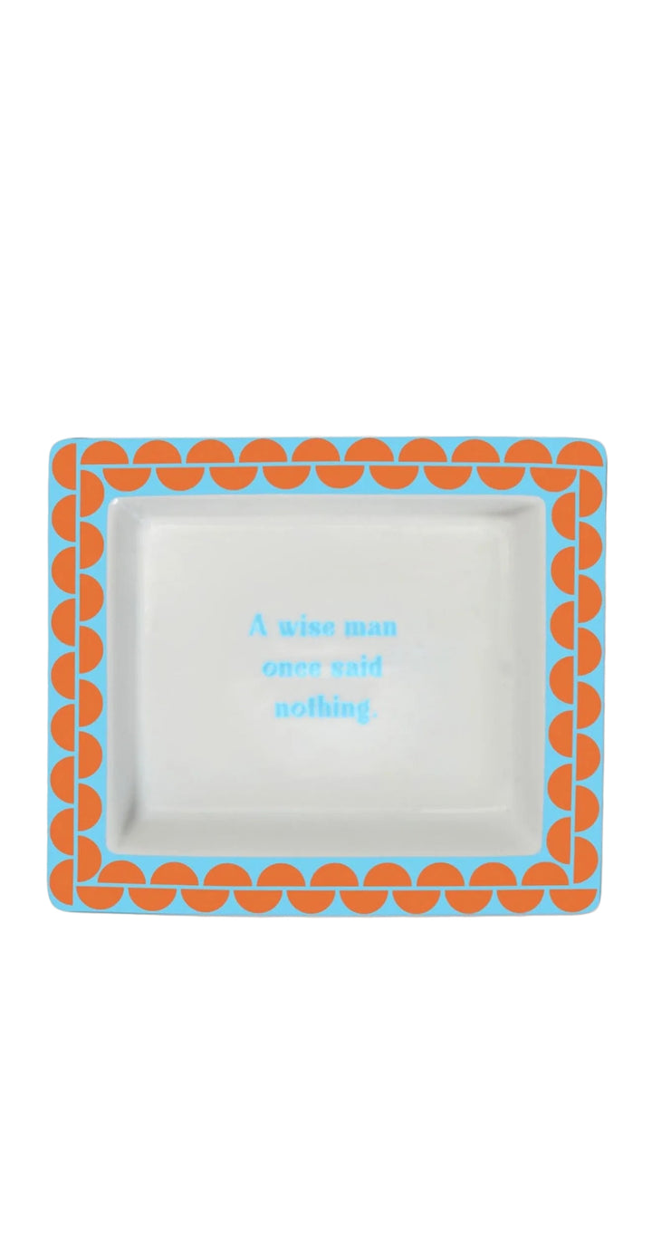Sassy Wise Saying Desk Tray in Gift Box