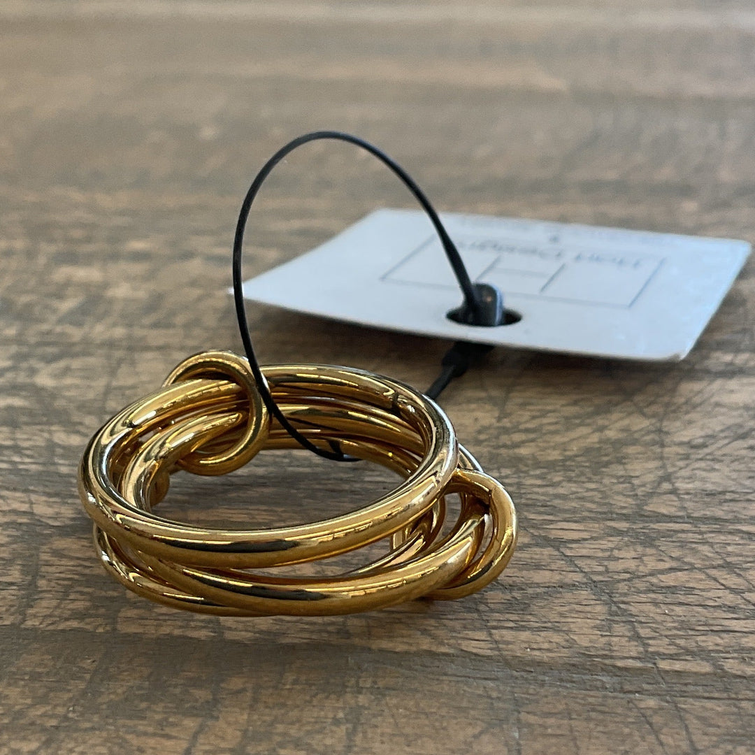 Gold Linked Rings – The French Flea