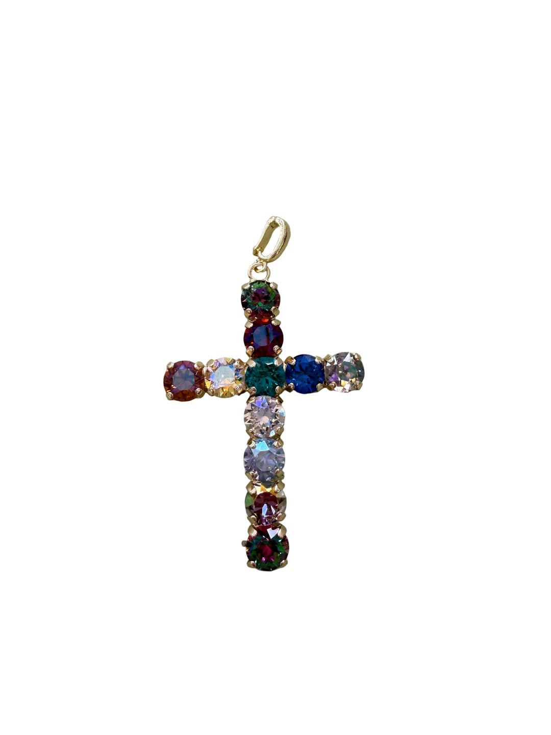 Studded Cross Pendant
