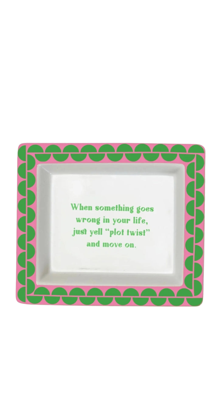 Sassy Wise Saying Desk Tray in Gift Box