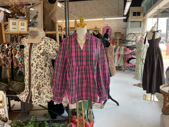 Pink Pattern Shirt