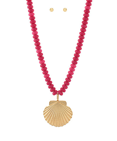 The Pink Paradise Shell Necklace