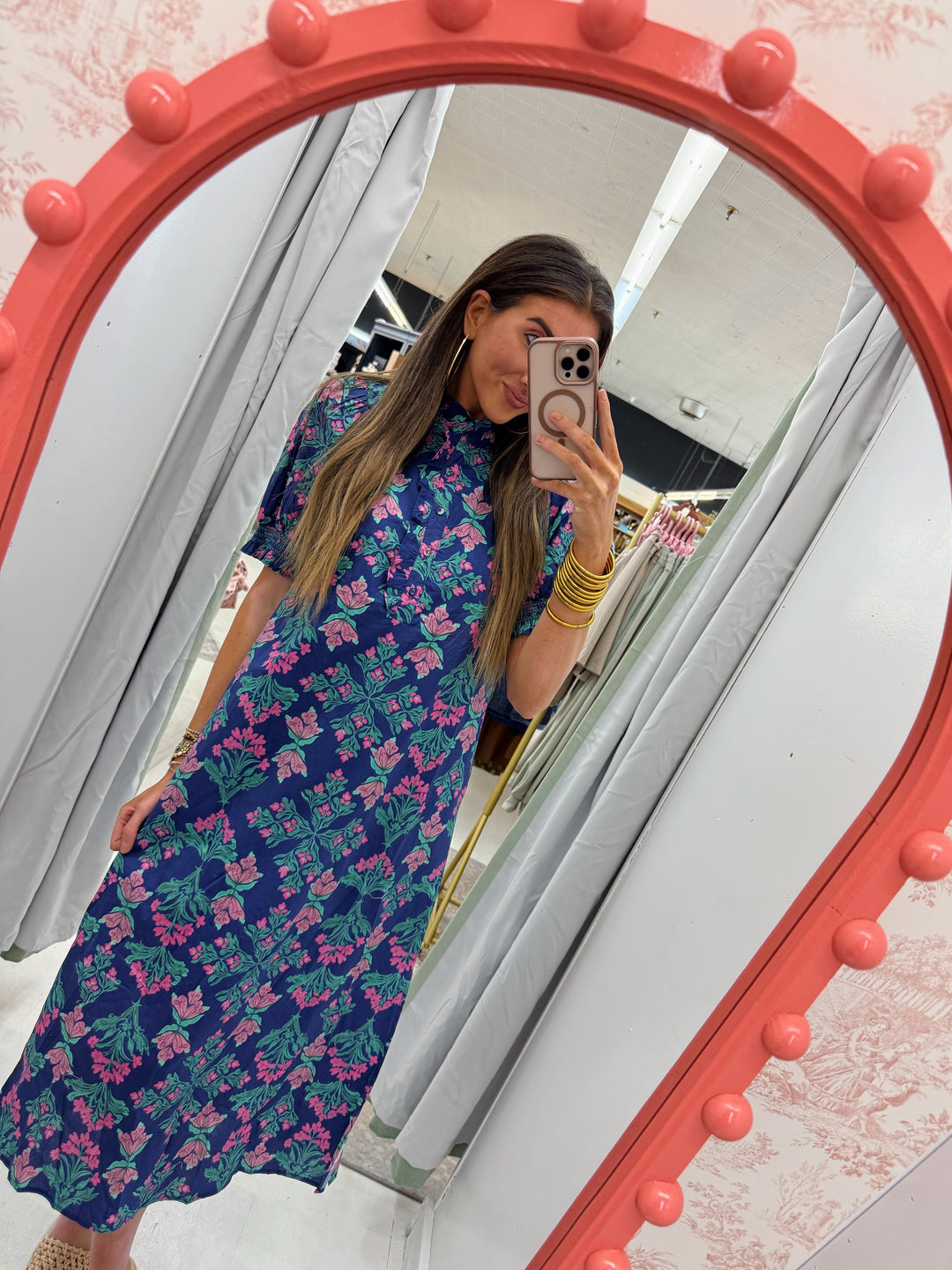 Fresh Cut Flowers Maxi Dress