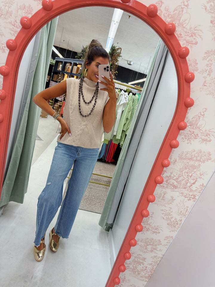 Oatmeal Sweater Vest