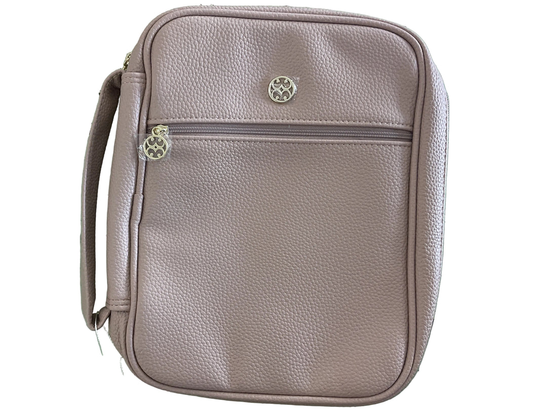 Mary Square Bible Cover- Light Tan
