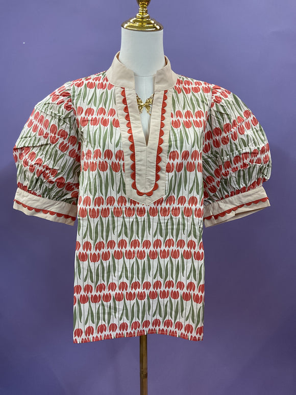 Ecru blouse
