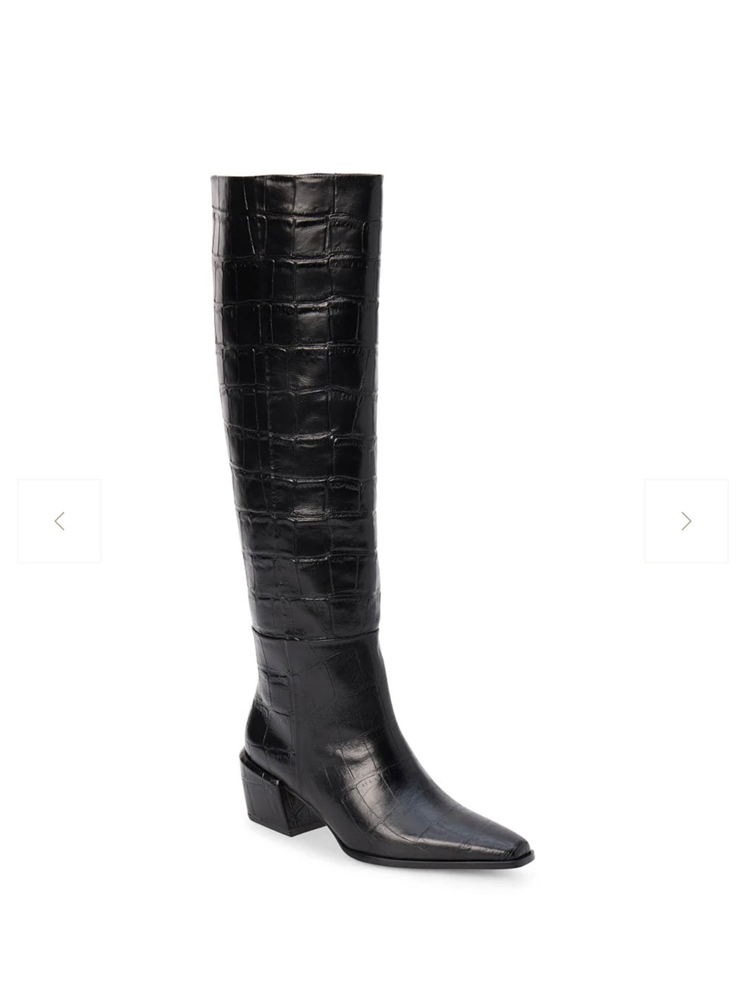 Ellington Knee-High Boot | Black Croc