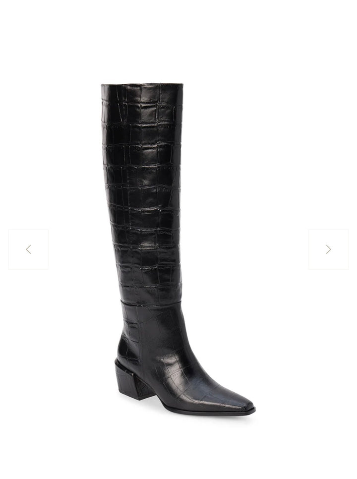 Ellington Knee-High Boot | Black Croc