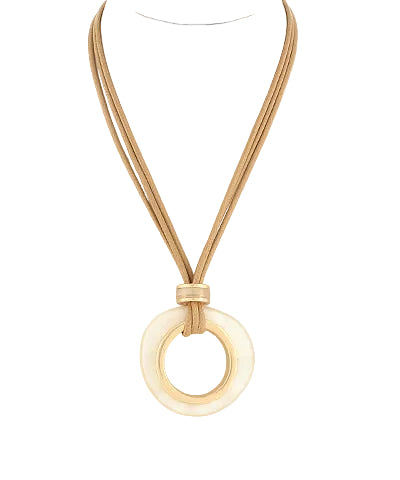 Circle Pendant Necklace