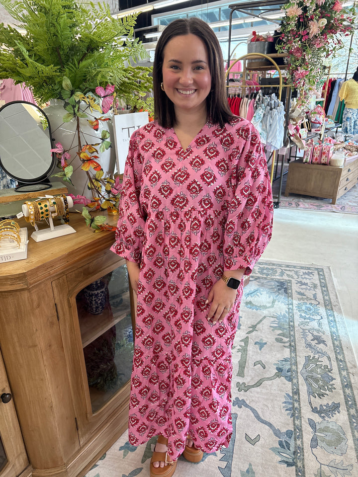 Waylon Midi Dress | Pink