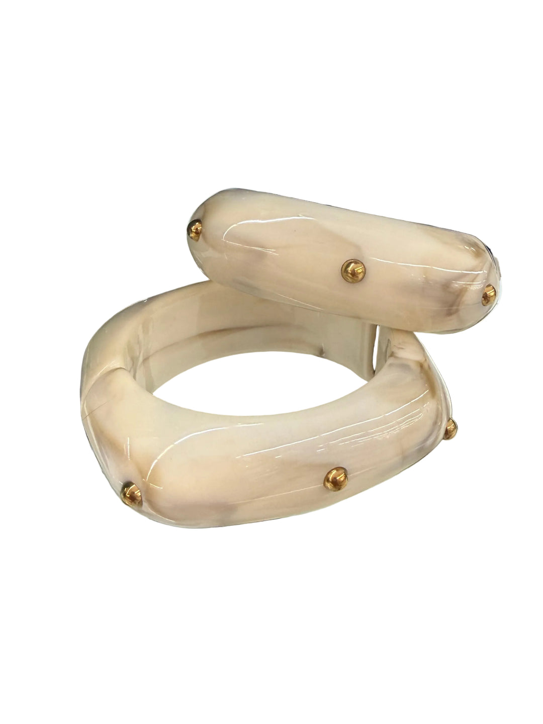 The Ivory Stud Bangle Bracelet | HART DESIGNS