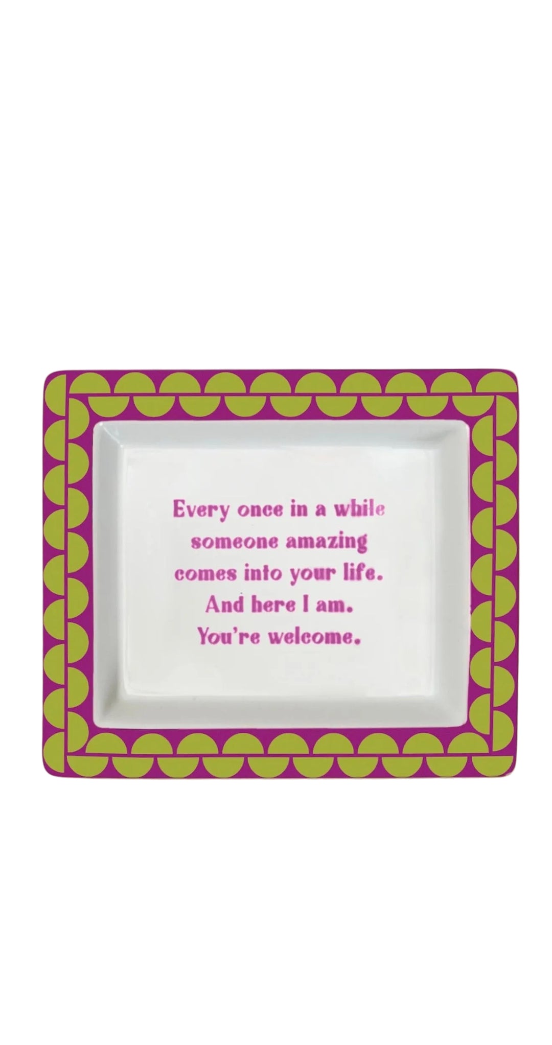 Sassy Wise Saying Desk Tray in Gift Box