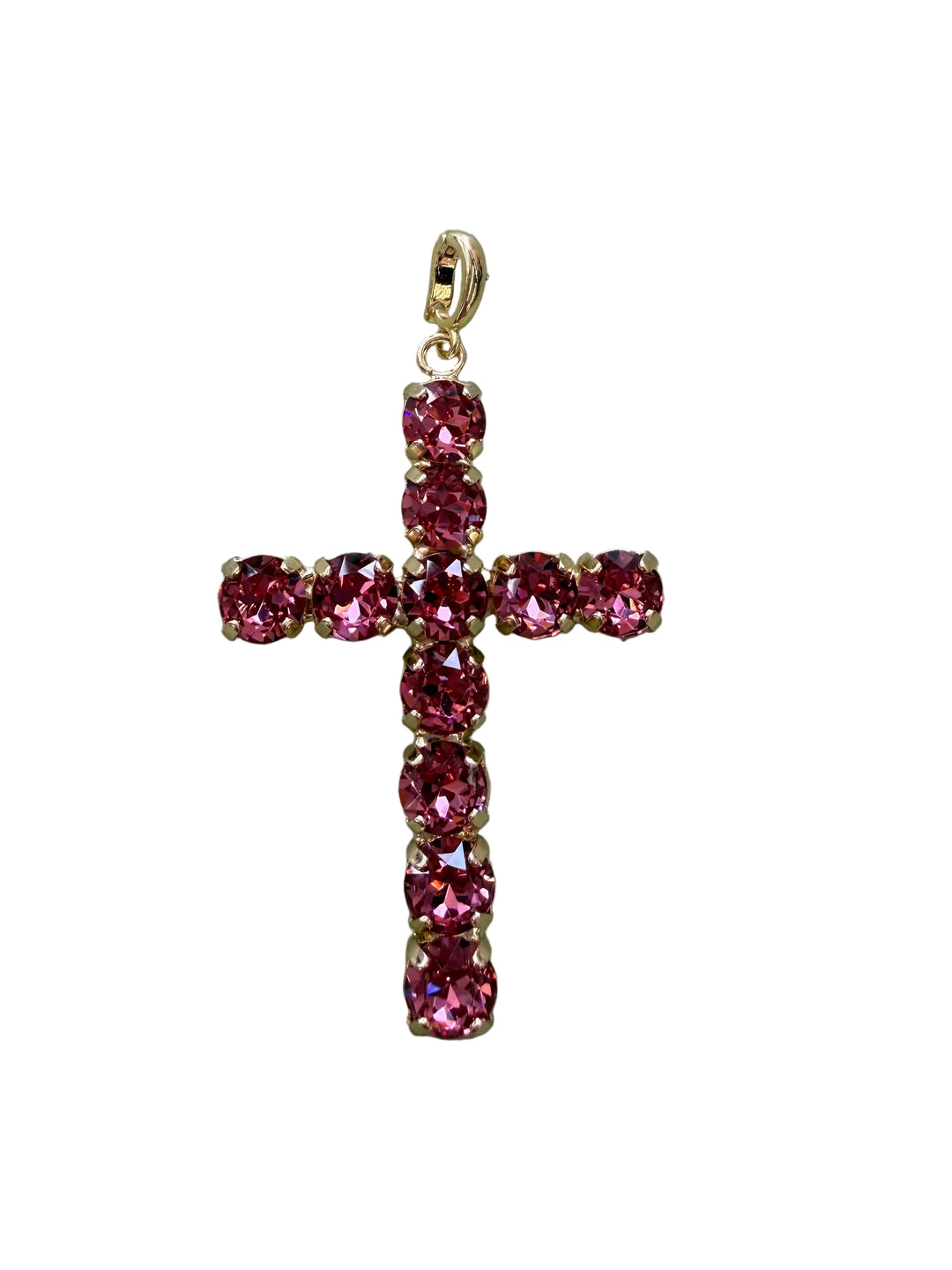 Studded Cross Pendant