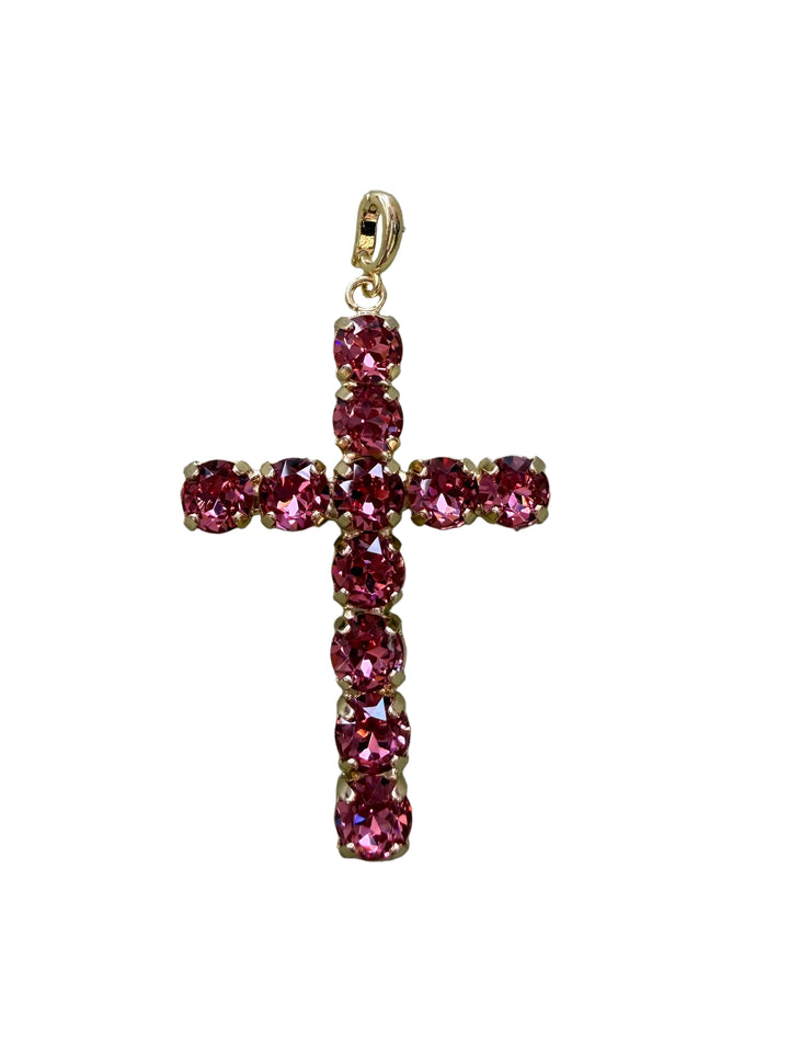 Studded Cross Pendant
