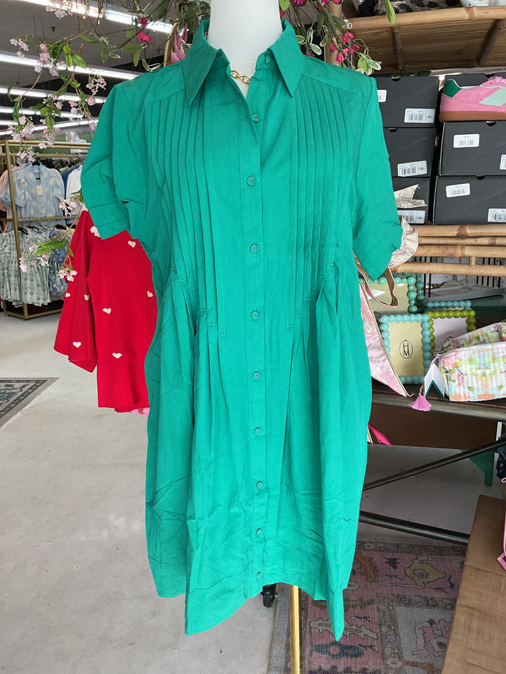 Pleated Sunday Dress