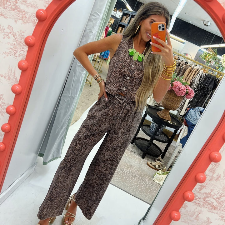 Downtown Leopard Set