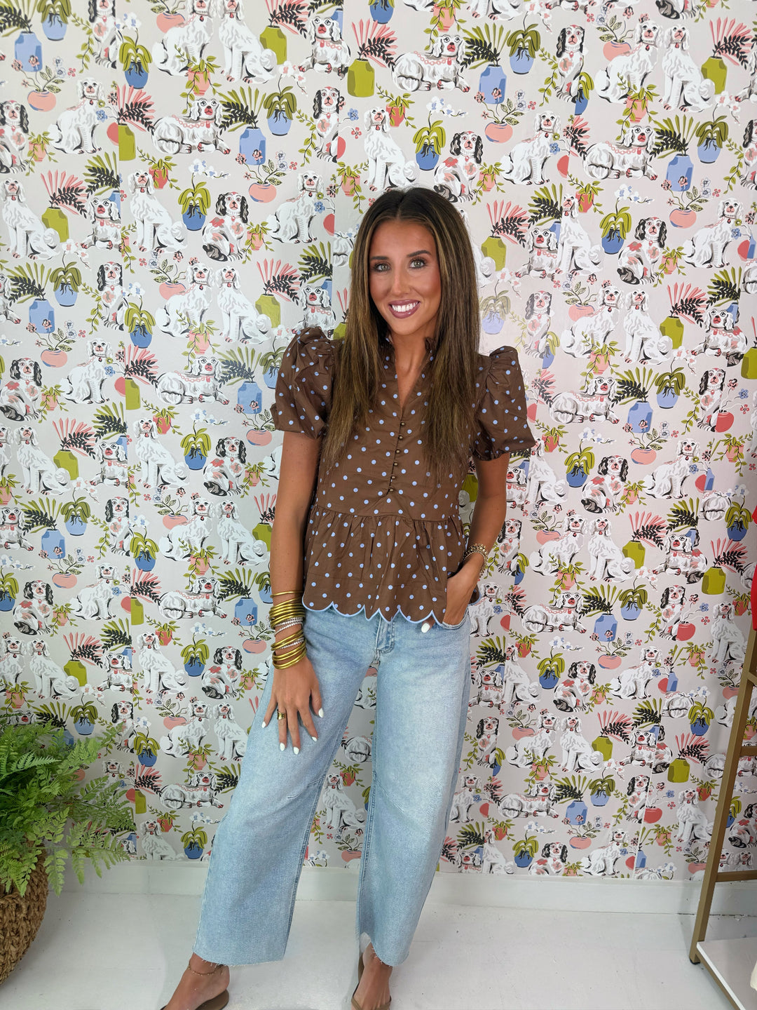 The Cocoa Bloom Top