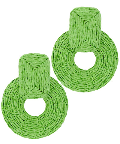 The Woven Drop Earrings