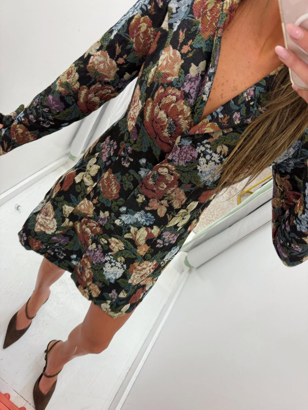 Amber Tapestry Shift Dress