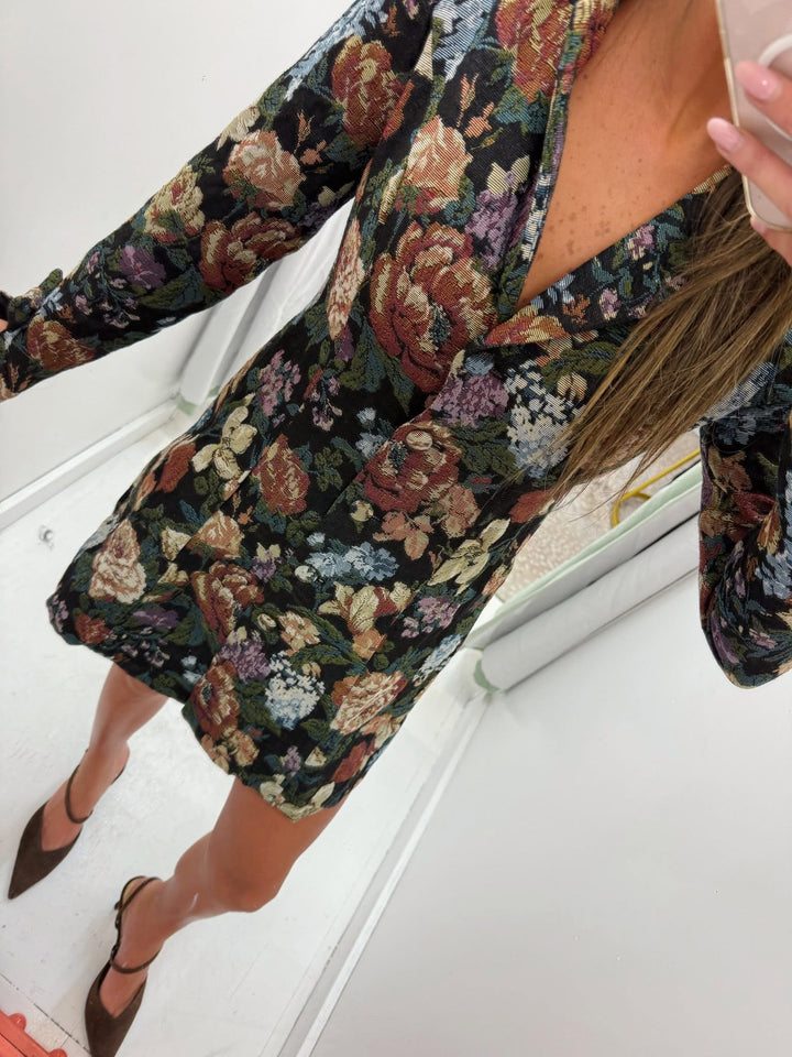 Amber Tapestry Shift Dress