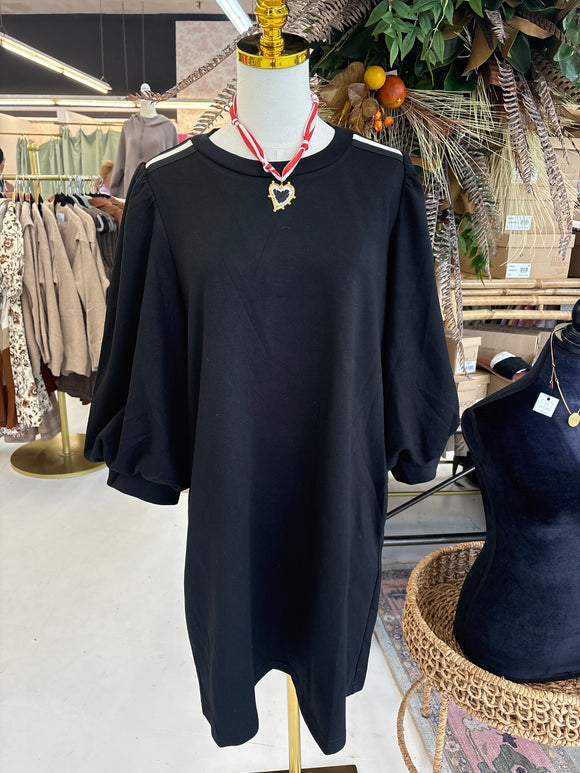 Black jersey Dress