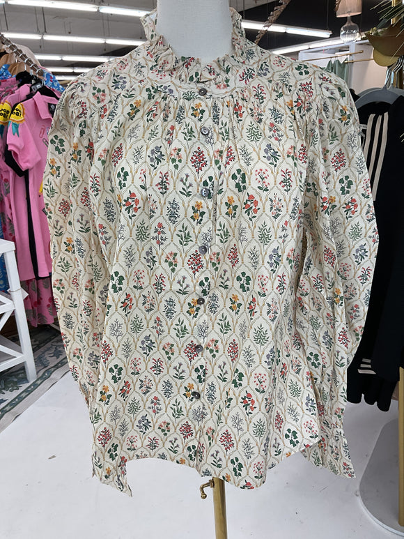 Ecru Floral Shirt