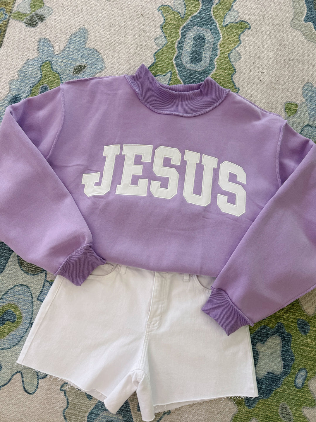 Jesus Mock Neck