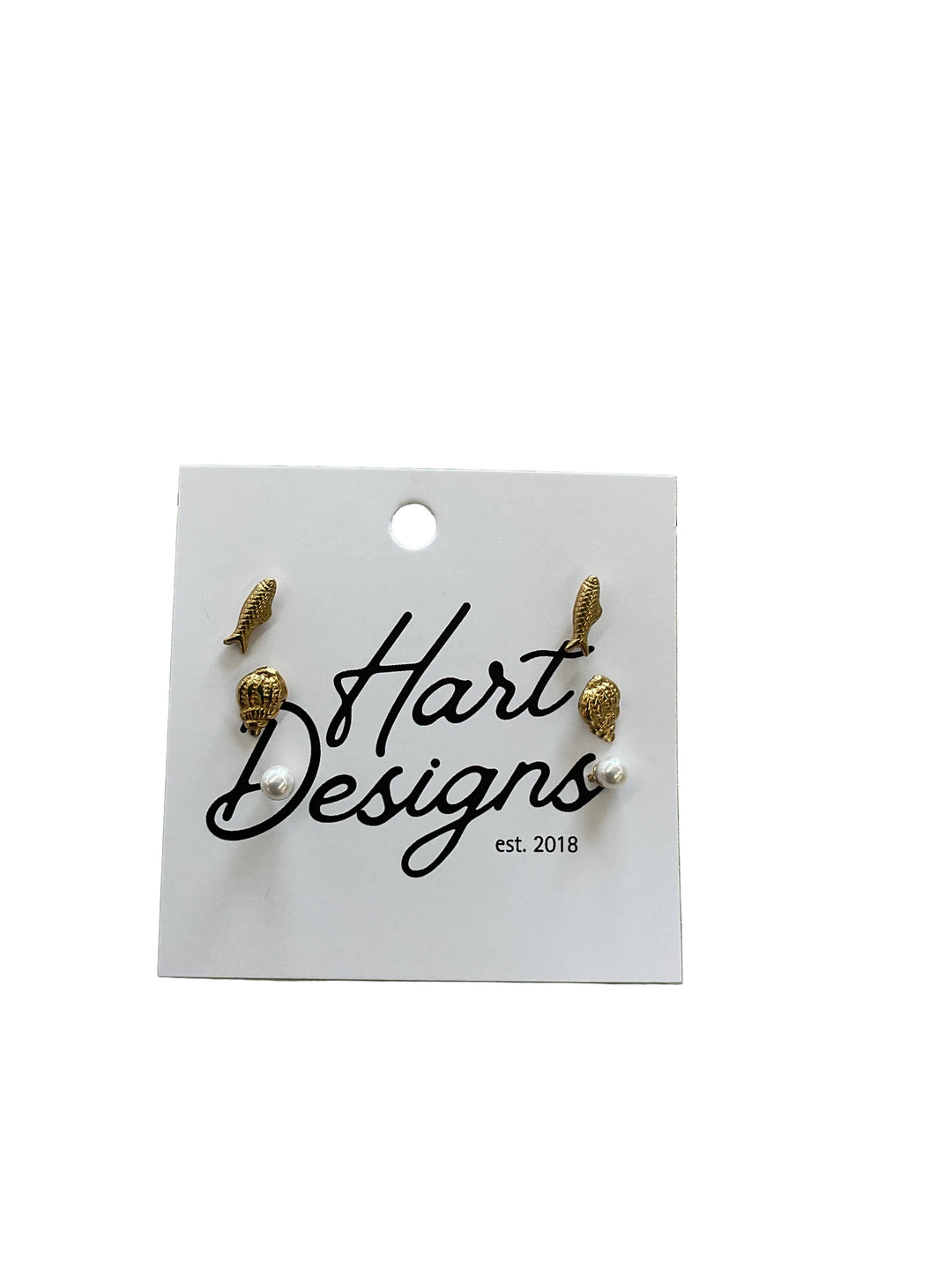 Golden Spark Studs