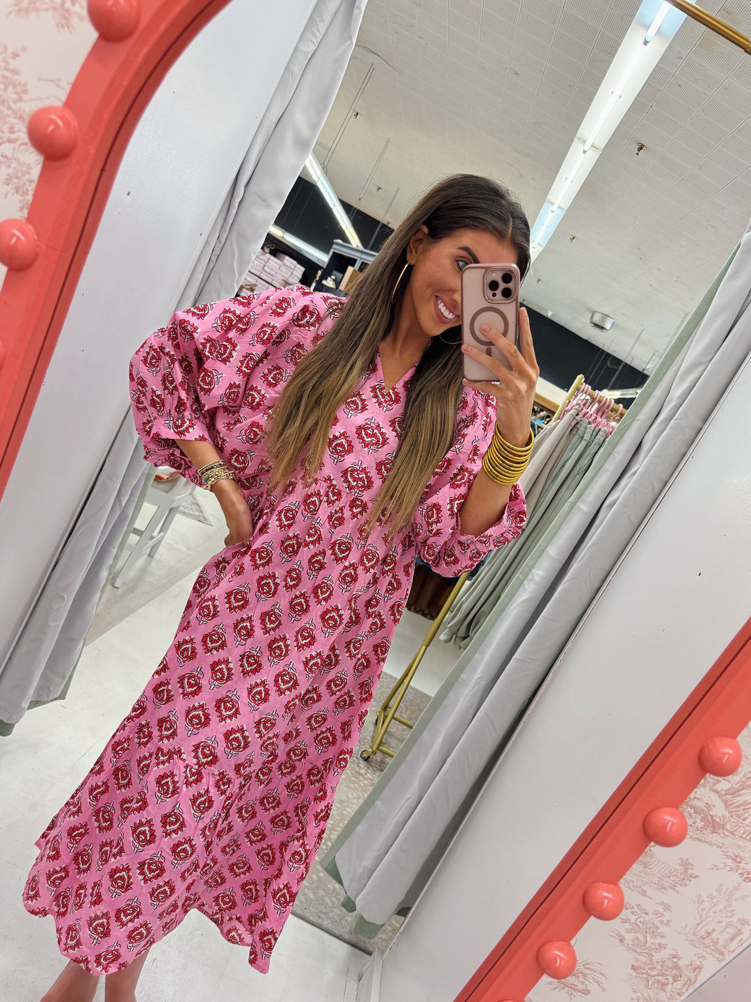 Waylon Midi Dress | Pink