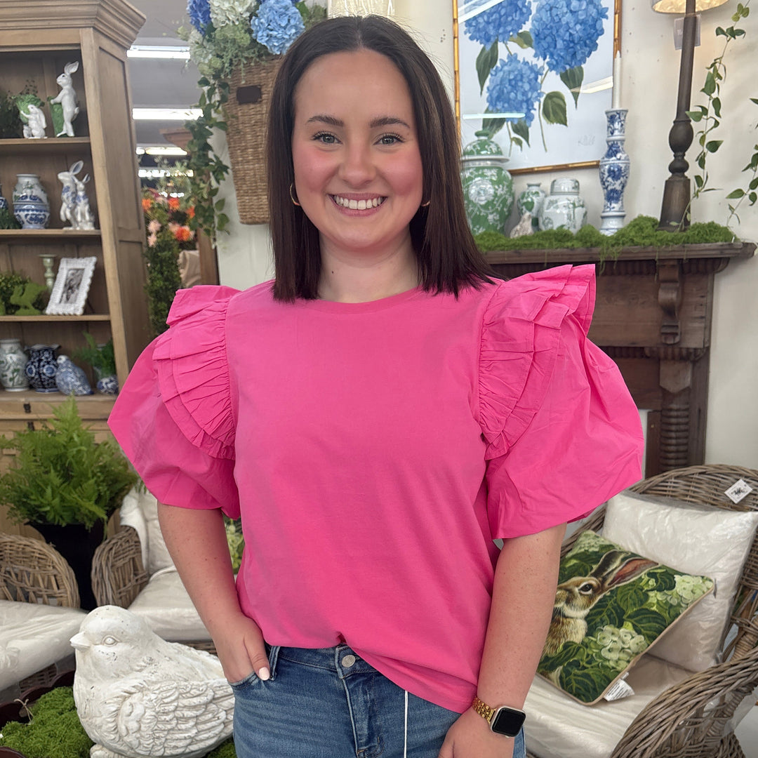 Franco Puff Sleeve Top