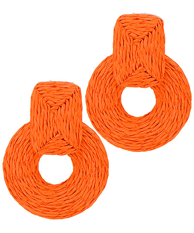 The Woven Drop Earrings