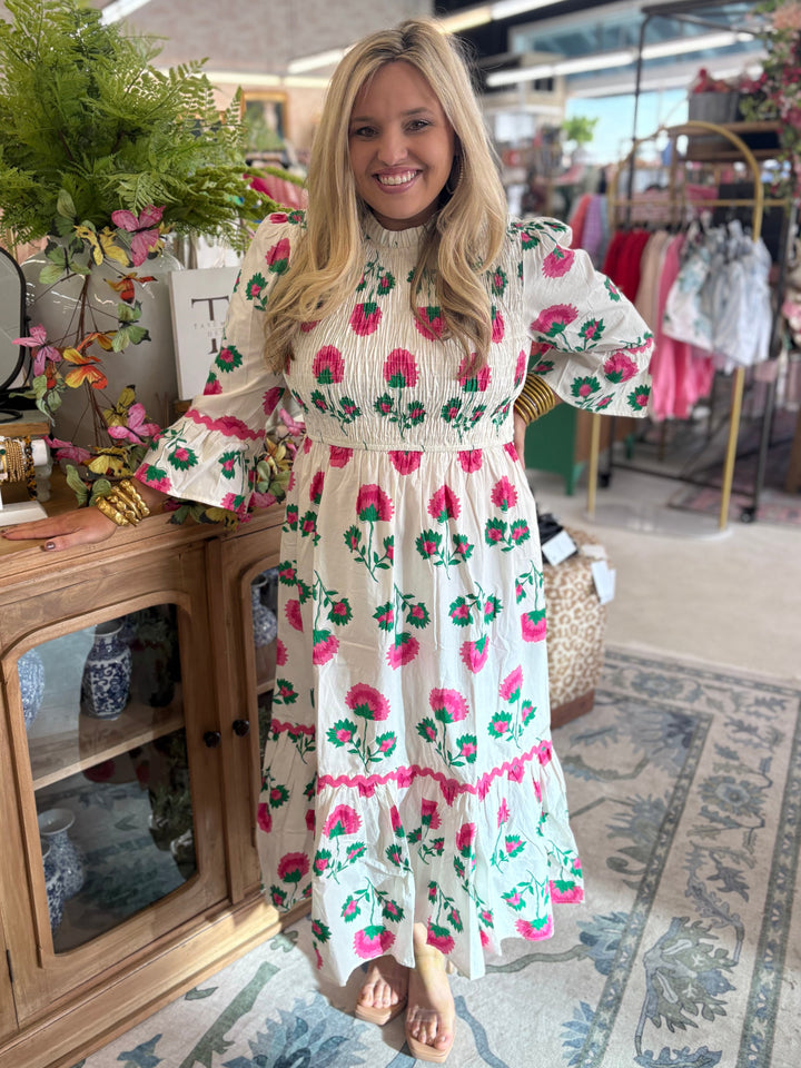 Ellie Smocked Maxi Dress