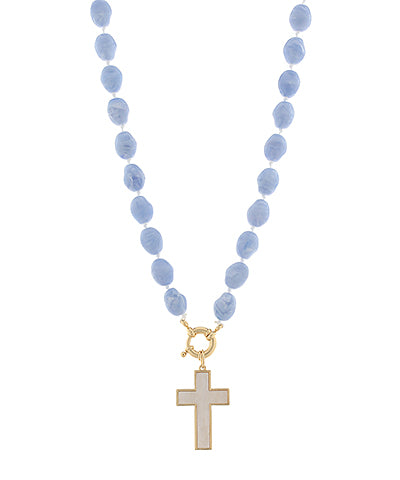 Faith Bead Pendant Necklace