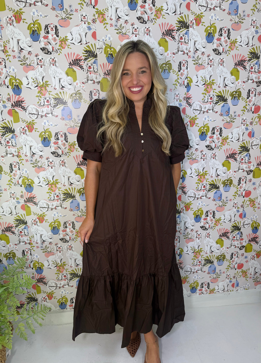 The Espresso Hour Maxi Dress