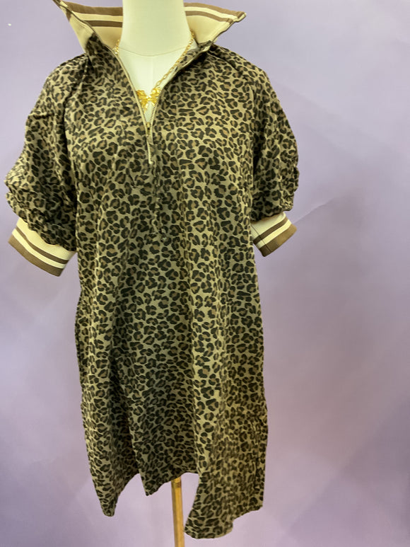 Cheetah pop top dress