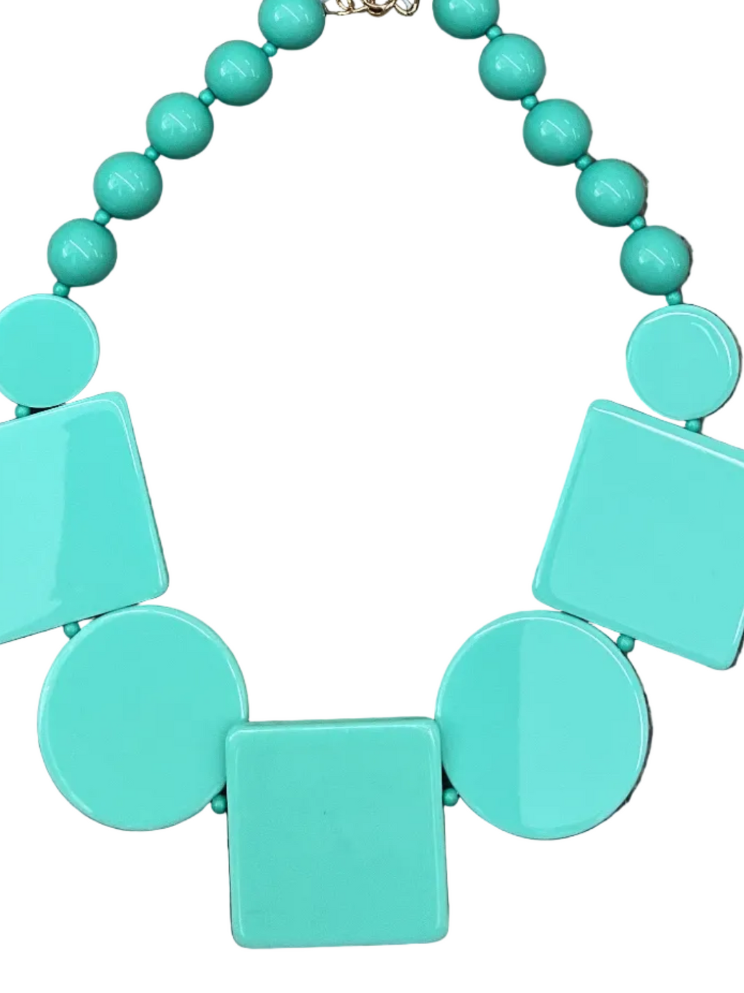 Mint Geo Pep Necklace