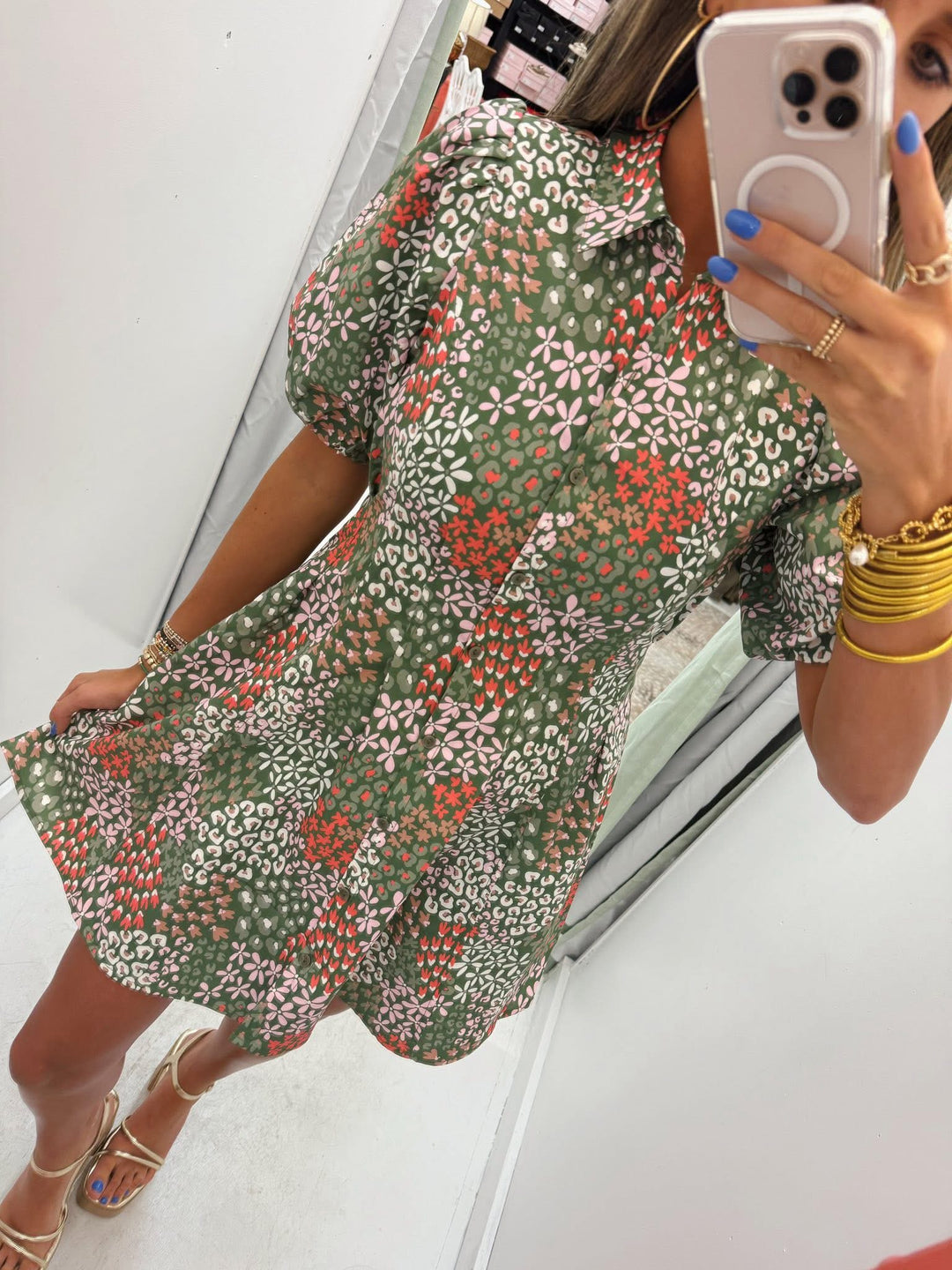 Petal Patchwork Dress