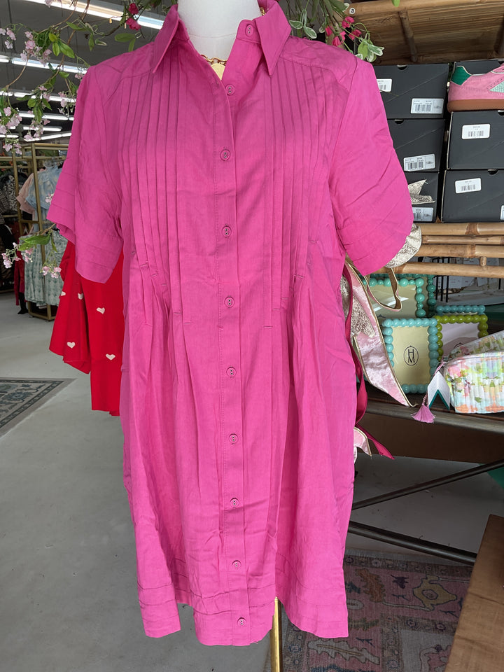 Pleated Sunday Dress