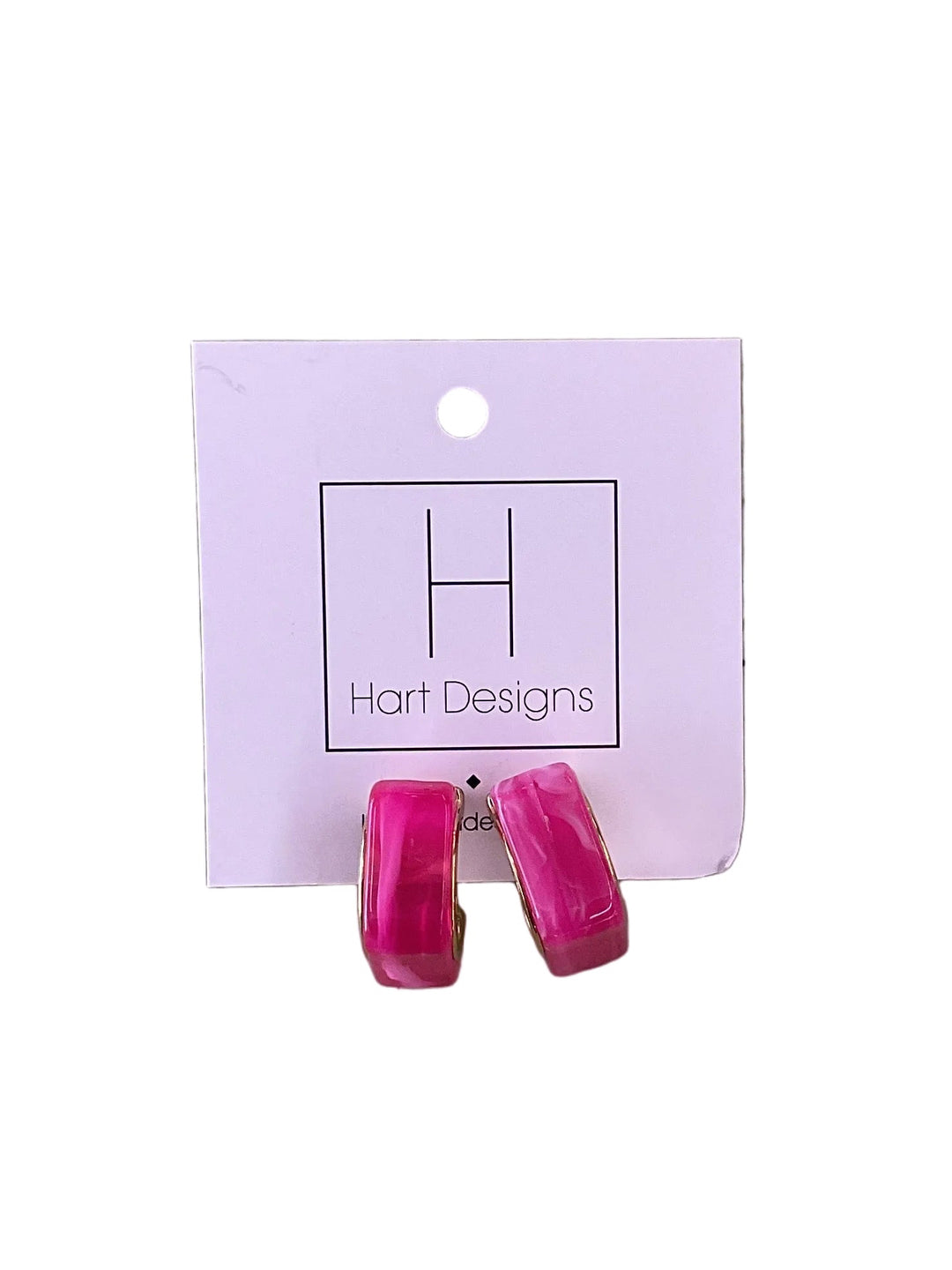 Hot Pink Haze Earings