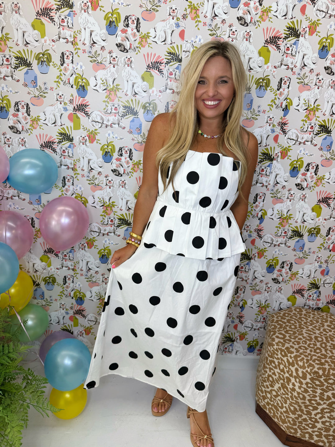 The Southern Belle Dot Dress