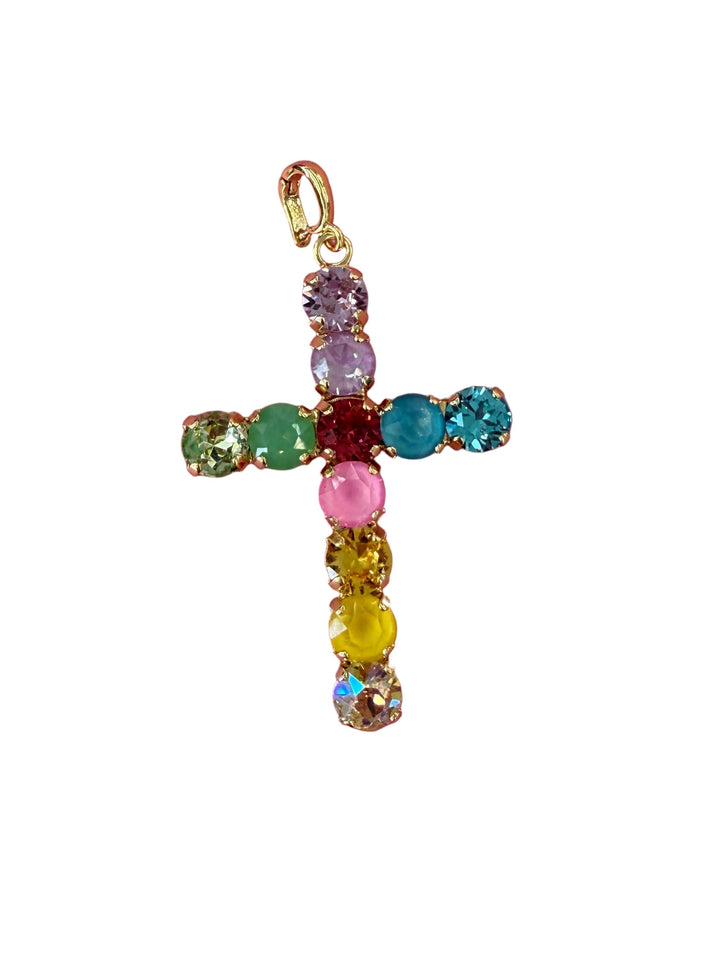 Studded Cross Pendant
