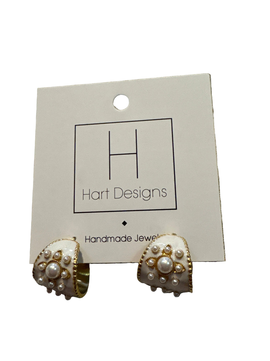 The Pearl Blossom Hoops