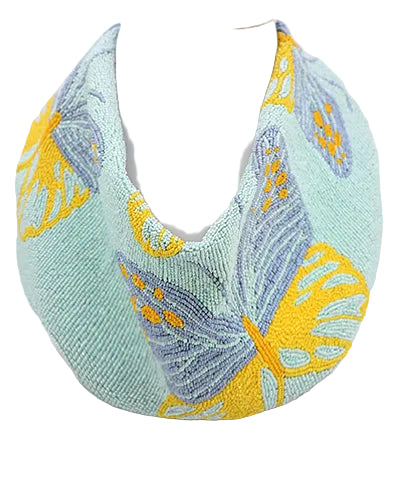 The Butterfly Beaded Bib Necklace
