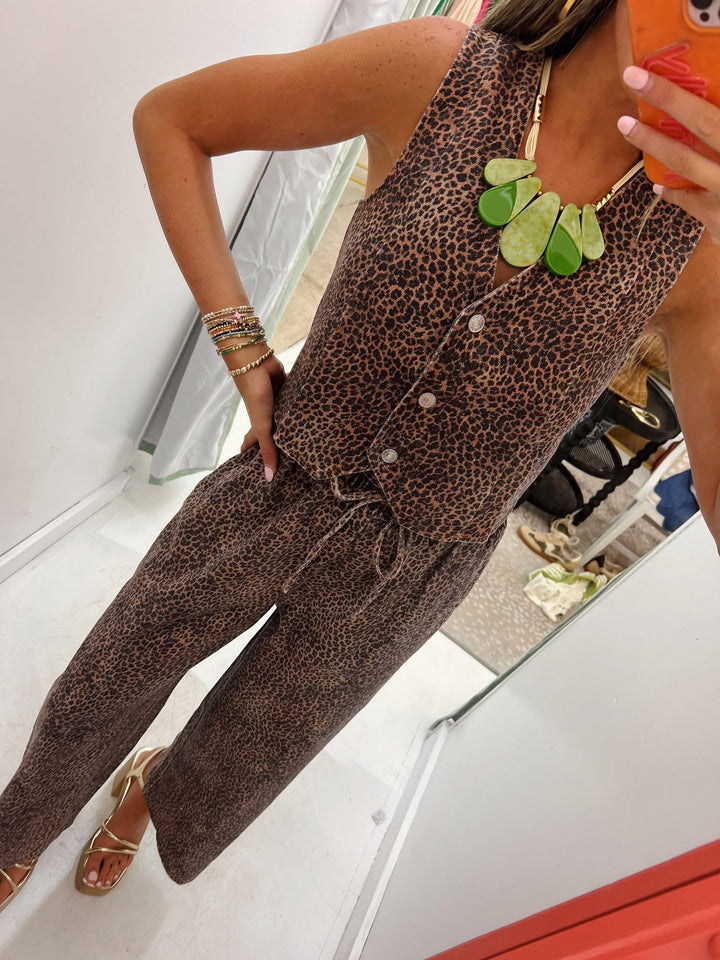 Downtown Leopard Set