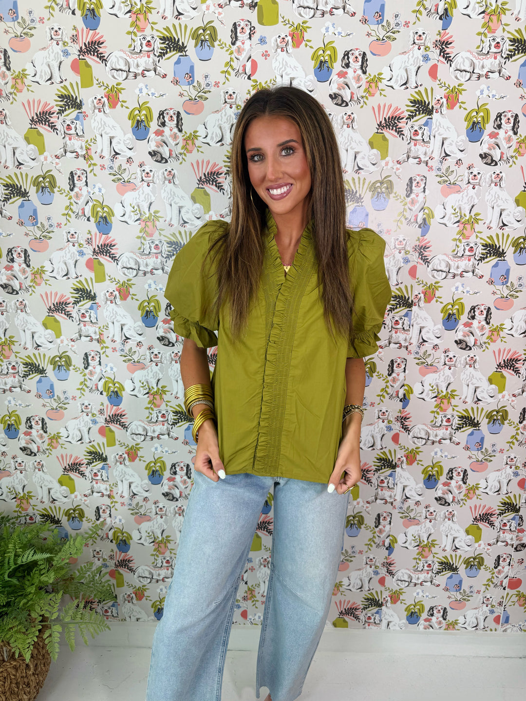 The Olive Grove Blouse