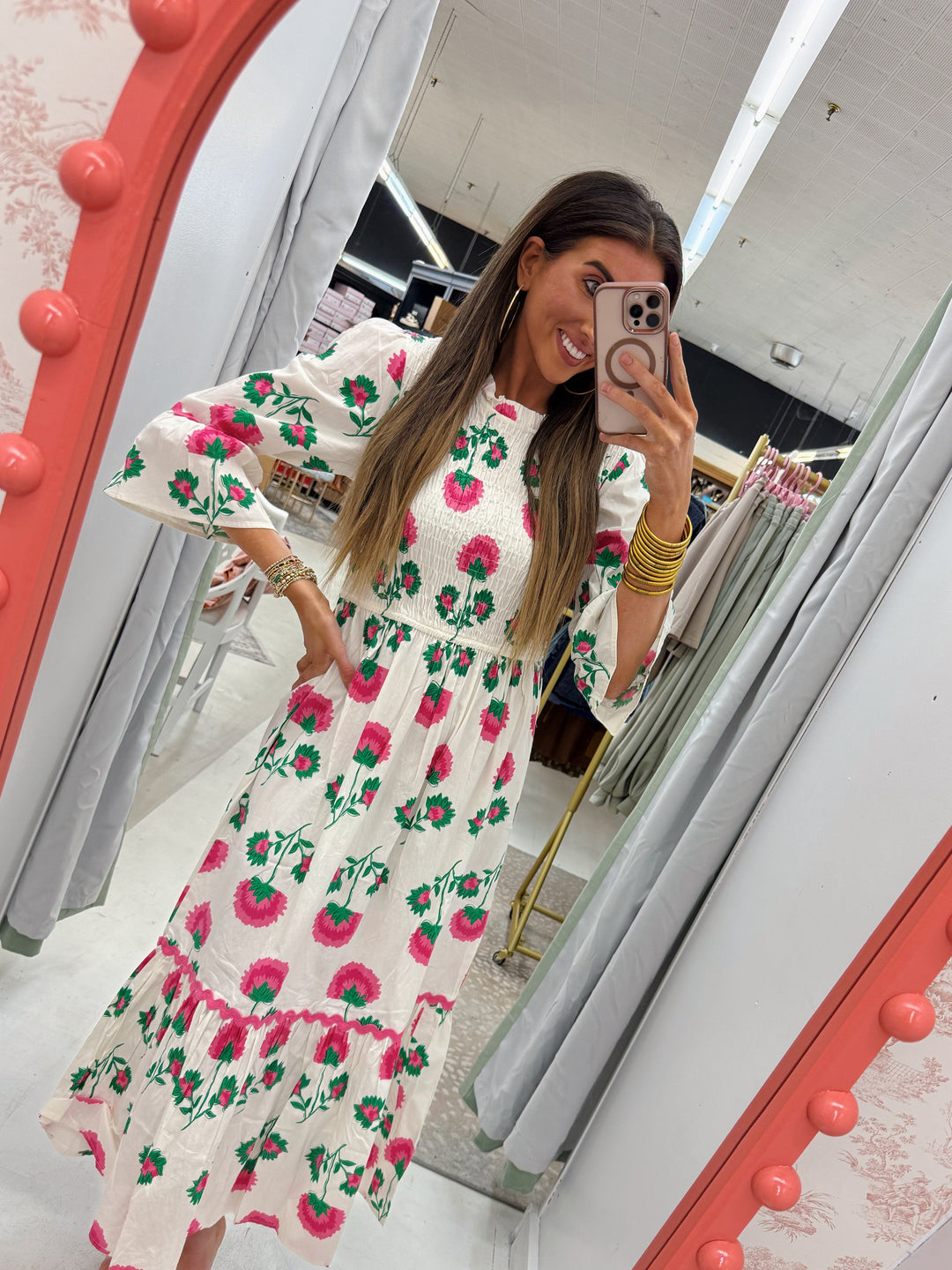 Ellie Smocked Maxi Dress